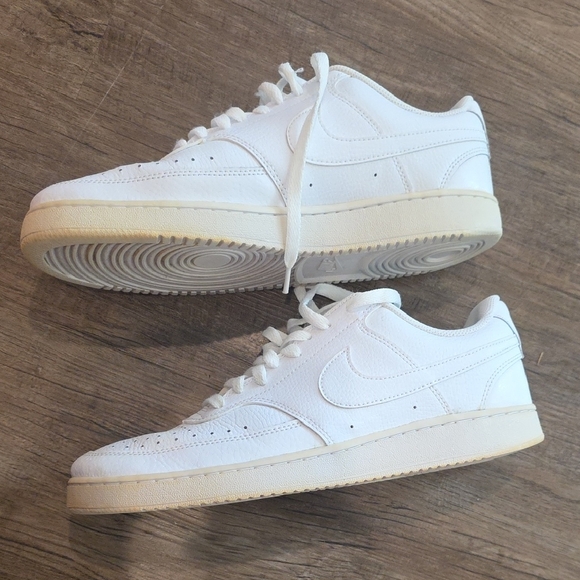 Nike Court Vision Low Triple White - Picture 2 of 6